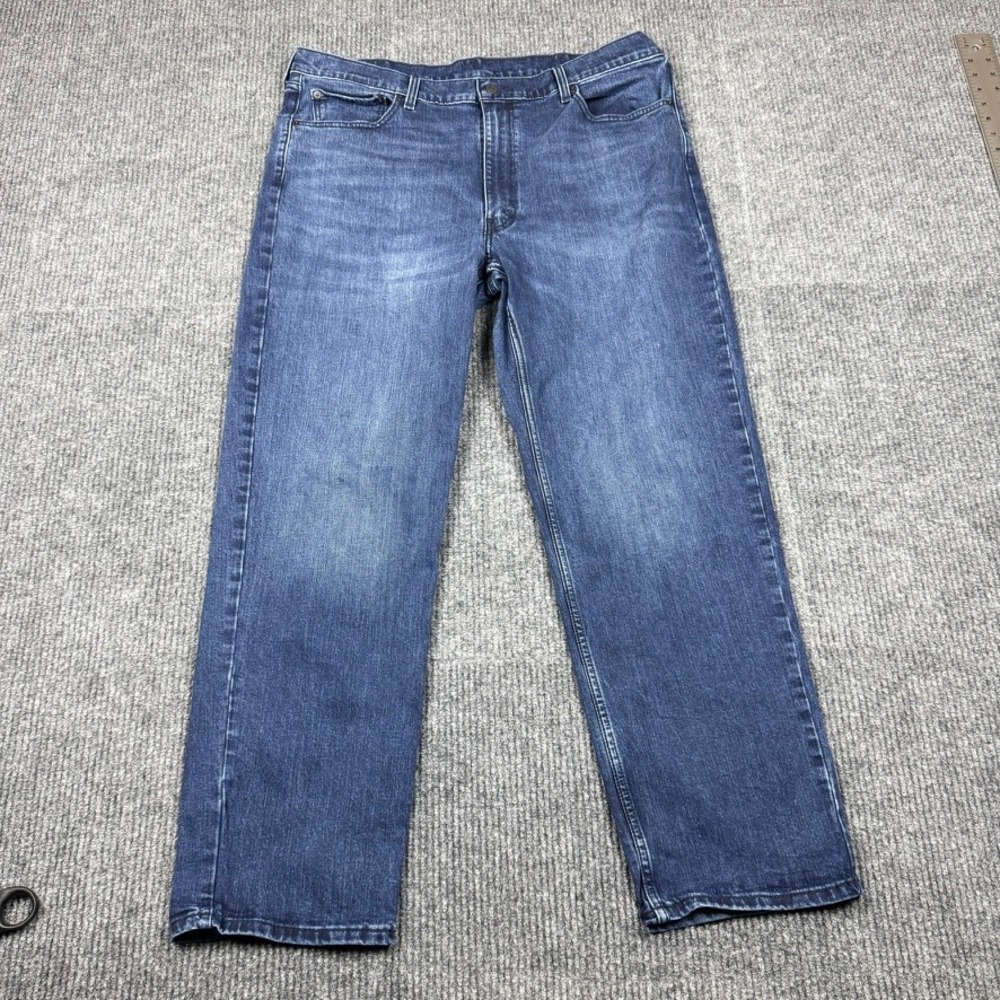 Levis 550 Relaxed Fit Mens Jeans Blue Denim W40 L32 00550-0077